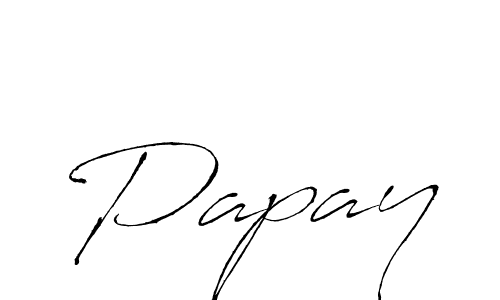 Papay stylish signature style. Best Handwritten Sign (Antro_Vectra) for my name. Handwritten Signature Collection Ideas for my name Papay. Papay signature style 6 images and pictures png