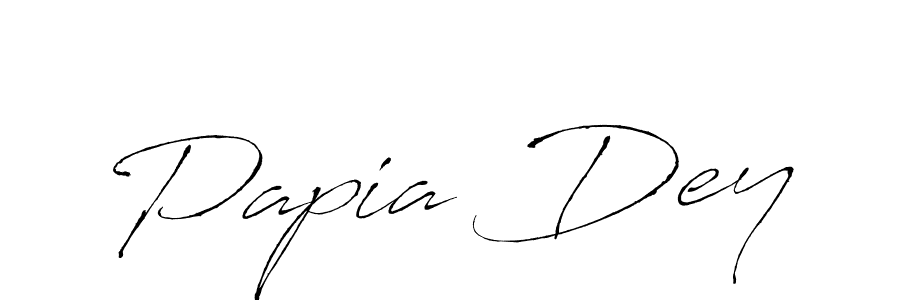 It looks lik you need a new signature style for name Papia Dey. Design unique handwritten (Antro_Vectra) signature with our free signature maker in just a few clicks. Papia Dey signature style 6 images and pictures png