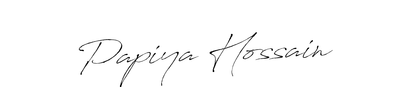 Use a signature maker to create a handwritten signature online. With this signature software, you can design (Antro_Vectra) your own signature for name Papiya Hossain. Papiya Hossain signature style 6 images and pictures png