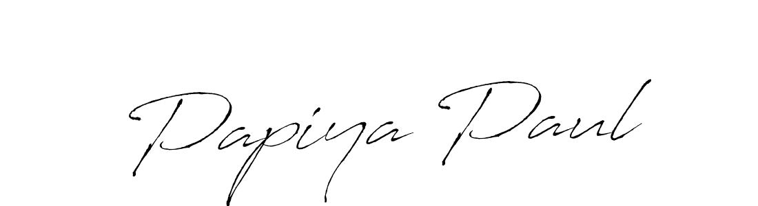 Use a signature maker to create a handwritten signature online. With this signature software, you can design (Antro_Vectra) your own signature for name Papiya Paul. Papiya Paul signature style 6 images and pictures png