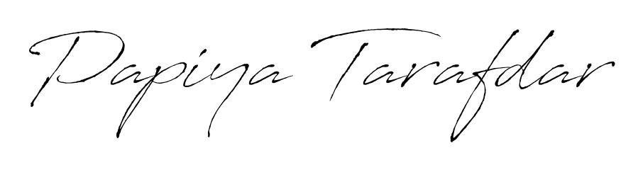 A sleek calligraphic signature for name Papiya Tarafdar utilizing Antro_Vectra styling. Great for adding personal signatures to photos and art. Papiya Tarafdar signature style 6 images and pictures png