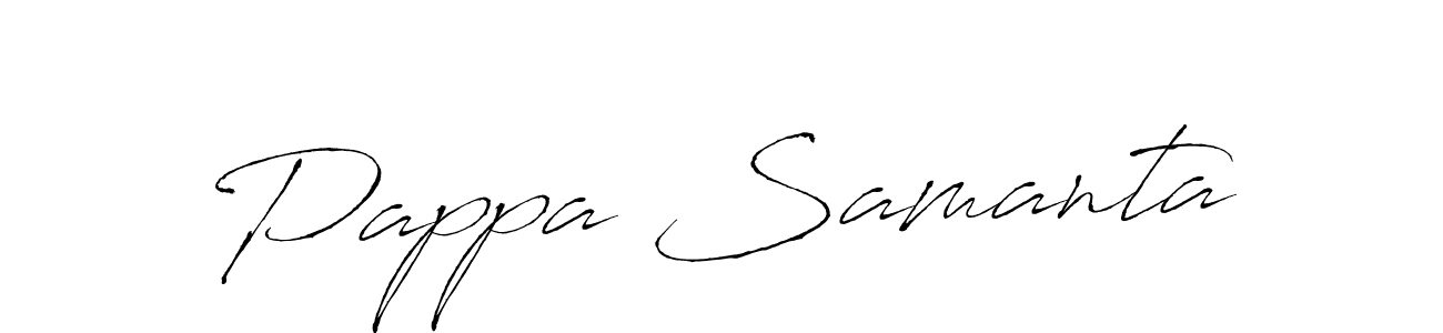 Use a signature maker to create a handwritten signature online. With this signature software, you can design (Antro_Vectra) your own signature for name Pappa Samanta. Pappa Samanta signature style 6 images and pictures png