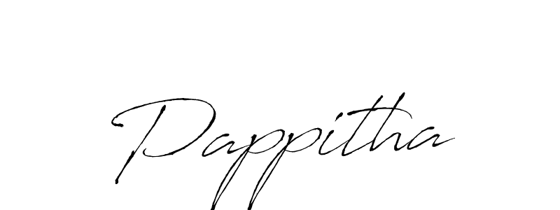 Use a signature maker to create a handwritten signature online. With this signature software, you can design (Antro_Vectra) your own signature for name Pappitha. Pappitha signature style 6 images and pictures png