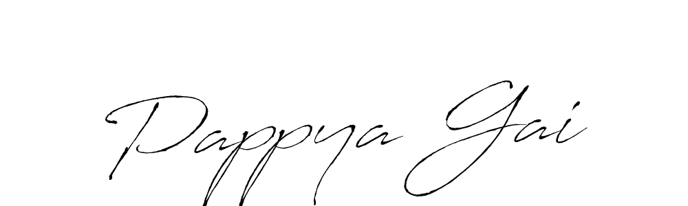 You can use this online signature creator to create a handwritten signature for the name Pappya Gai. This is the best online autograph maker. Pappya Gai signature style 6 images and pictures png