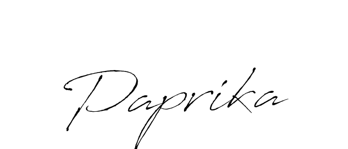 Make a beautiful signature design for name Paprika. With this signature (Antro_Vectra) style, you can create a handwritten signature for free. Paprika signature style 6 images and pictures png
