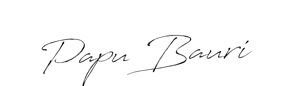 Papu Bauri stylish signature style. Best Handwritten Sign (Antro_Vectra) for my name. Handwritten Signature Collection Ideas for my name Papu Bauri. Papu Bauri signature style 6 images and pictures png