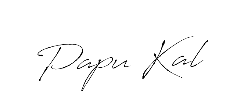 Create a beautiful signature design for name Papu Kal. With this signature (Antro_Vectra) fonts, you can make a handwritten signature for free. Papu Kal signature style 6 images and pictures png