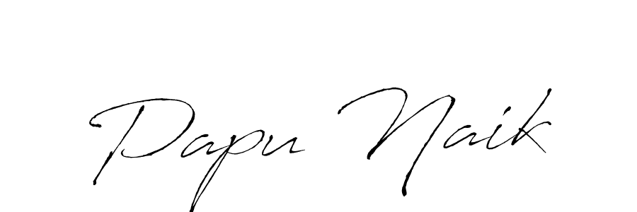 Make a beautiful signature design for name Papu Naik. With this signature (Antro_Vectra) style, you can create a handwritten signature for free. Papu Naik signature style 6 images and pictures png