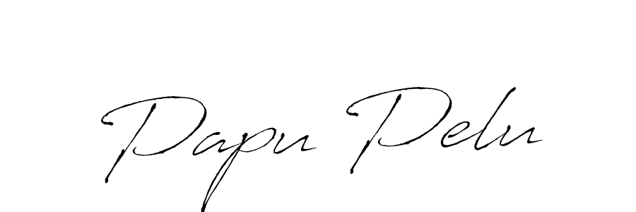 Papu Pelu stylish signature style. Best Handwritten Sign (Antro_Vectra) for my name. Handwritten Signature Collection Ideas for my name Papu Pelu. Papu Pelu signature style 6 images and pictures png