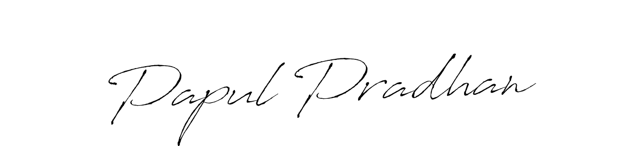 Antro_Vectra is a professional signature style that is perfect for those who want to add a touch of class to their signature. It is also a great choice for those who want to make their signature more unique. Get Papul Pradhan name to fancy signature for free. Papul Pradhan signature style 6 images and pictures png