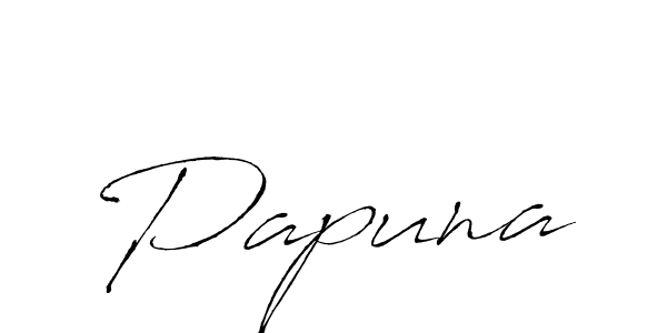 How to make Papuna name signature. Use Antro_Vectra style for creating short signs online. This is the latest handwritten sign. Papuna signature style 6 images and pictures png