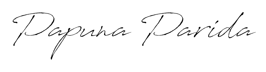 You can use this online signature creator to create a handwritten signature for the name Papuna Parida. This is the best online autograph maker. Papuna Parida signature style 6 images and pictures png