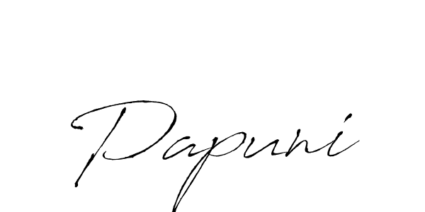 Also we have Papuni name is the best signature style. Create professional handwritten signature collection using Antro_Vectra autograph style. Papuni signature style 6 images and pictures png