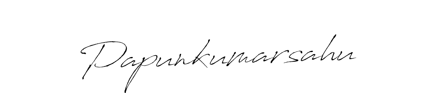 The best way (Antro_Vectra) to make a short signature is to pick only two or three words in your name. The name Papunkumarsahu include a total of six letters. For converting this name. Papunkumarsahu signature style 6 images and pictures png