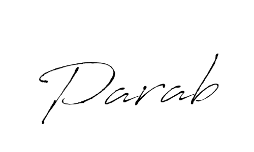 The best way (Antro_Vectra) to make a short signature is to pick only two or three words in your name. The name Parab include a total of six letters. For converting this name. Parab signature style 6 images and pictures png