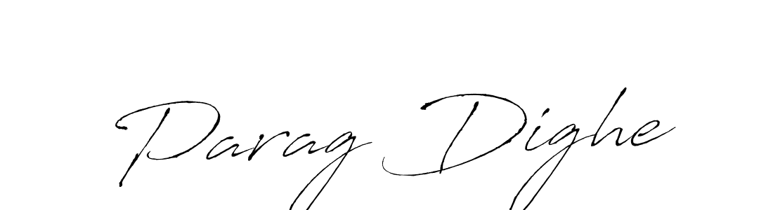 Make a short Parag Dighe signature style. Manage your documents anywhere anytime using Antro_Vectra. Create and add eSignatures, submit forms, share and send files easily. Parag Dighe signature style 6 images and pictures png