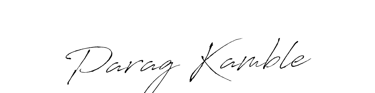 How to make Parag Kamble signature? Antro_Vectra is a professional autograph style. Create handwritten signature for Parag Kamble name. Parag Kamble signature style 6 images and pictures png