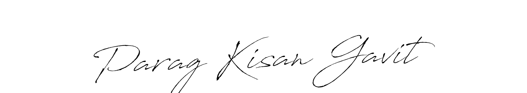 Design your own signature with our free online signature maker. With this signature software, you can create a handwritten (Antro_Vectra) signature for name Parag Kisan Gavit. Parag Kisan Gavit signature style 6 images and pictures png