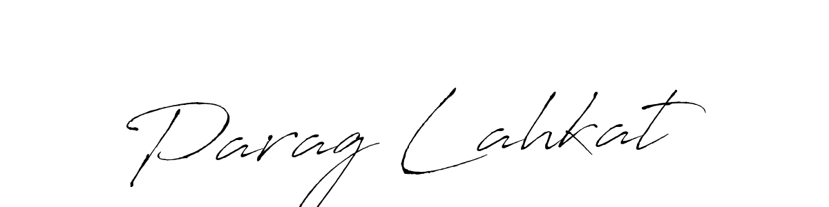 How to make Parag Lahkat signature? Antro_Vectra is a professional autograph style. Create handwritten signature for Parag Lahkat name. Parag Lahkat signature style 6 images and pictures png