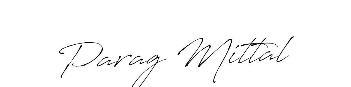 Make a beautiful signature design for name Parag Mittal. With this signature (Antro_Vectra) style, you can create a handwritten signature for free. Parag Mittal signature style 6 images and pictures png