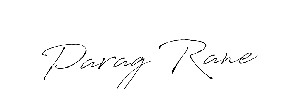 You should practise on your own different ways (Antro_Vectra) to write your name (Parag Rane) in signature. don't let someone else do it for you. Parag Rane signature style 6 images and pictures png