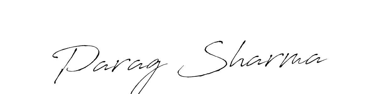 Make a beautiful signature design for name Parag Sharma. Use this online signature maker to create a handwritten signature for free. Parag Sharma signature style 6 images and pictures png