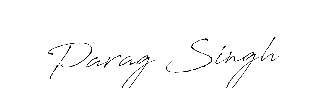 Create a beautiful signature design for name Parag Singh. With this signature (Antro_Vectra) fonts, you can make a handwritten signature for free. Parag Singh signature style 6 images and pictures png