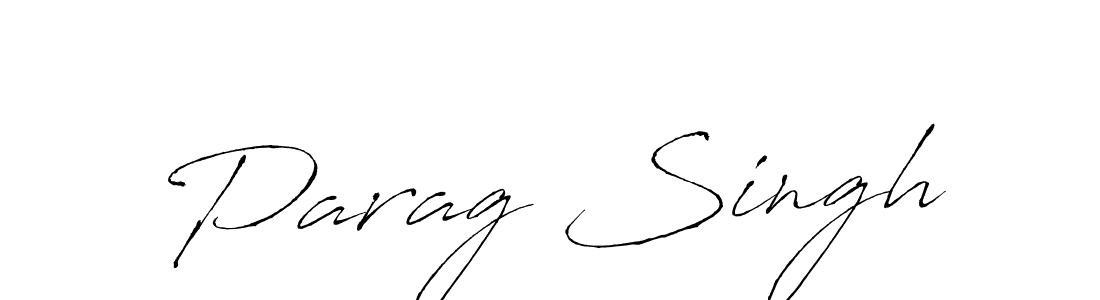 Create a beautiful signature design for name Parag Singh. With this signature (Antro_Vectra) fonts, you can make a handwritten signature for free. Parag Singh signature style 6 images and pictures png