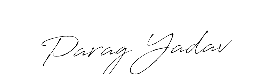 Parag Yadav stylish signature style. Best Handwritten Sign (Antro_Vectra) for my name. Handwritten Signature Collection Ideas for my name Parag Yadav. Parag Yadav signature style 6 images and pictures png