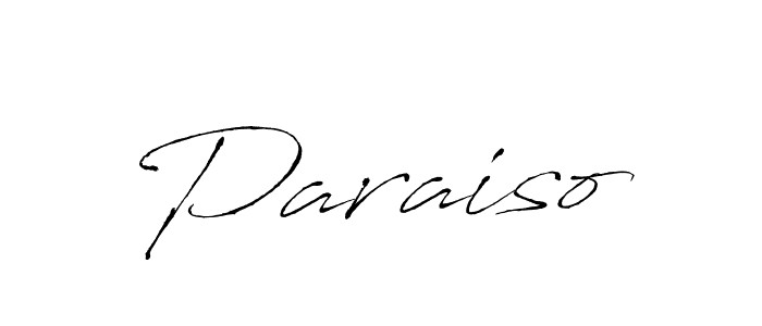 Paraiso stylish signature style. Best Handwritten Sign (Antro_Vectra) for my name. Handwritten Signature Collection Ideas for my name Paraiso. Paraiso signature style 6 images and pictures png