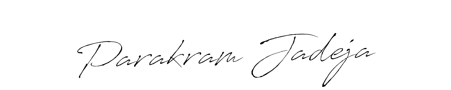 Use a signature maker to create a handwritten signature online. With this signature software, you can design (Antro_Vectra) your own signature for name Parakram Jadeja. Parakram Jadeja signature style 6 images and pictures png