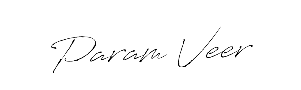 Param Veer stylish signature style. Best Handwritten Sign (Antro_Vectra) for my name. Handwritten Signature Collection Ideas for my name Param Veer. Param Veer signature style 6 images and pictures png