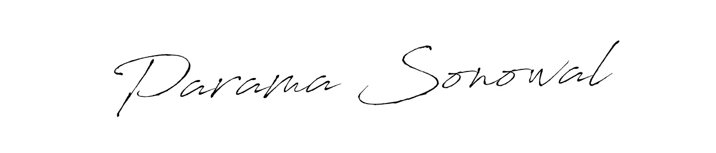 Make a beautiful signature design for name Parama Sonowal. Use this online signature maker to create a handwritten signature for free. Parama Sonowal signature style 6 images and pictures png