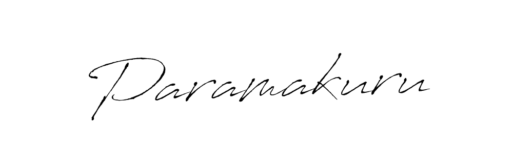 Paramakuru stylish signature style. Best Handwritten Sign (Antro_Vectra) for my name. Handwritten Signature Collection Ideas for my name Paramakuru. Paramakuru signature style 6 images and pictures png