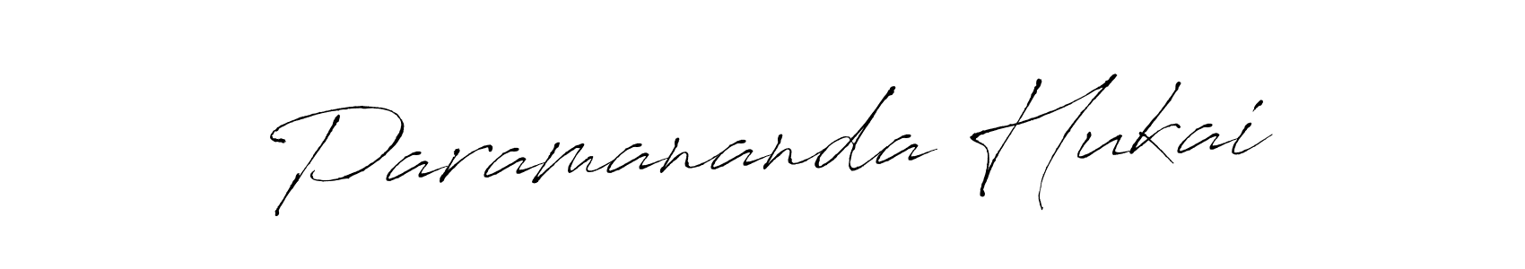 Create a beautiful signature design for name Paramananda Hukai. With this signature (Antro_Vectra) fonts, you can make a handwritten signature for free. Paramananda Hukai signature style 6 images and pictures png