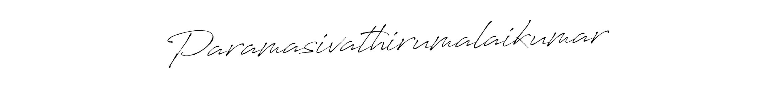 Use a signature maker to create a handwritten signature online. With this signature software, you can design (Antro_Vectra) your own signature for name Paramasivathirumalaikumar. Paramasivathirumalaikumar signature style 6 images and pictures png