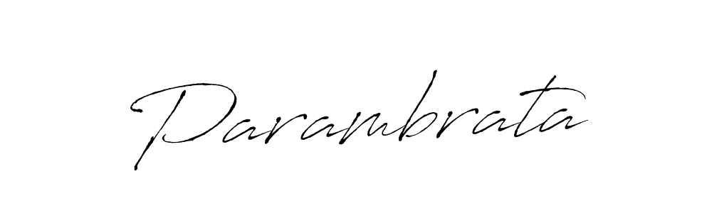 Design your own signature with our free online signature maker. With this signature software, you can create a handwritten (Antro_Vectra) signature for name Parambrata. Parambrata signature style 6 images and pictures png