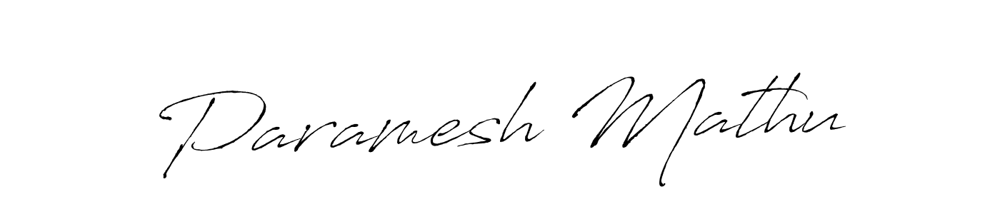 Use a signature maker to create a handwritten signature online. With this signature software, you can design (Antro_Vectra) your own signature for name Paramesh Mathu. Paramesh Mathu signature style 6 images and pictures png