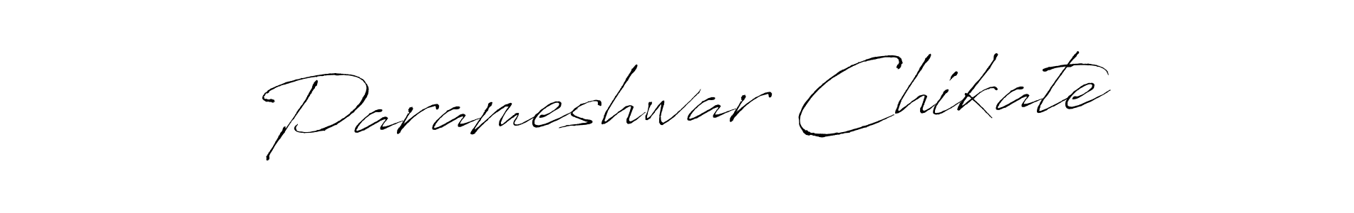 Design your own signature with our free online signature maker. With this signature software, you can create a handwritten (Antro_Vectra) signature for name Parameshwar Chikate. Parameshwar Chikate signature style 6 images and pictures png