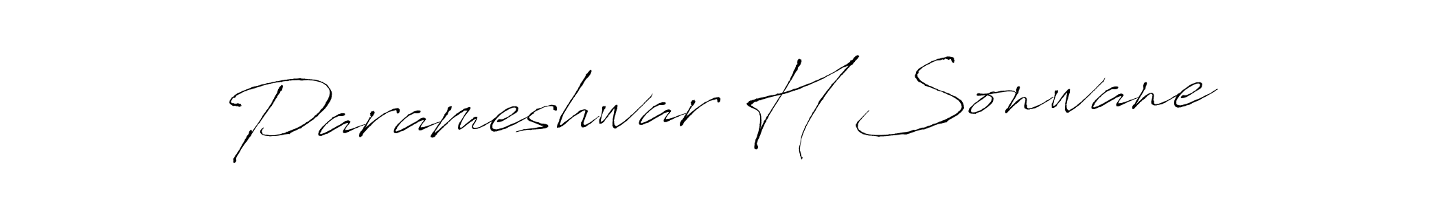 Use a signature maker to create a handwritten signature online. With this signature software, you can design (Antro_Vectra) your own signature for name Parameshwar H Sonwane. Parameshwar H Sonwane signature style 6 images and pictures png