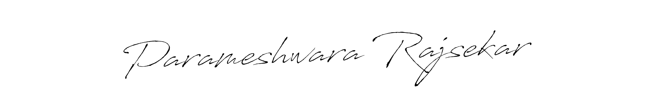 Create a beautiful signature design for name Parameshwara Rajsekar. With this signature (Antro_Vectra) fonts, you can make a handwritten signature for free. Parameshwara Rajsekar signature style 6 images and pictures png