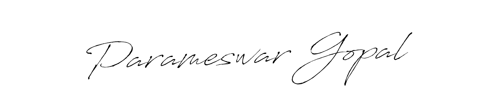 Design your own signature with our free online signature maker. With this signature software, you can create a handwritten (Antro_Vectra) signature for name Parameswar Gopal. Parameswar Gopal signature style 6 images and pictures png