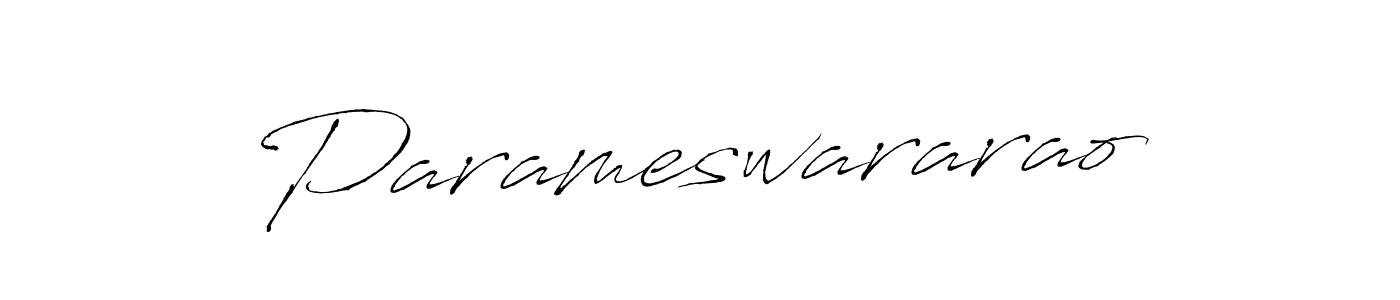 Create a beautiful signature design for name Parameswararao. With this signature (Antro_Vectra) fonts, you can make a handwritten signature for free. Parameswararao signature style 6 images and pictures png