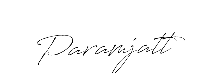 Paramjatt stylish signature style. Best Handwritten Sign (Antro_Vectra) for my name. Handwritten Signature Collection Ideas for my name Paramjatt. Paramjatt signature style 6 images and pictures png