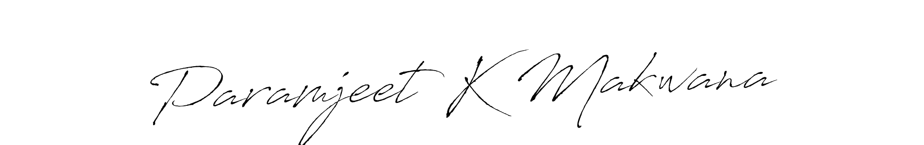 Make a beautiful signature design for name Paramjeet K Makwana. Use this online signature maker to create a handwritten signature for free. Paramjeet K Makwana signature style 6 images and pictures png