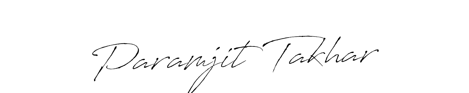 Use a signature maker to create a handwritten signature online. With this signature software, you can design (Antro_Vectra) your own signature for name Paramjit Takhar. Paramjit Takhar signature style 6 images and pictures png
