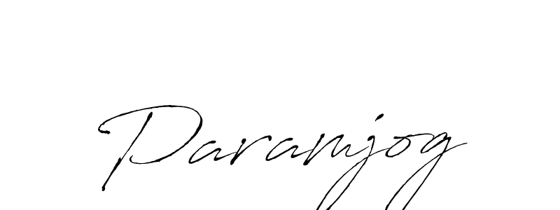 Use a signature maker to create a handwritten signature online. With this signature software, you can design (Antro_Vectra) your own signature for name Paramjog. Paramjog signature style 6 images and pictures png