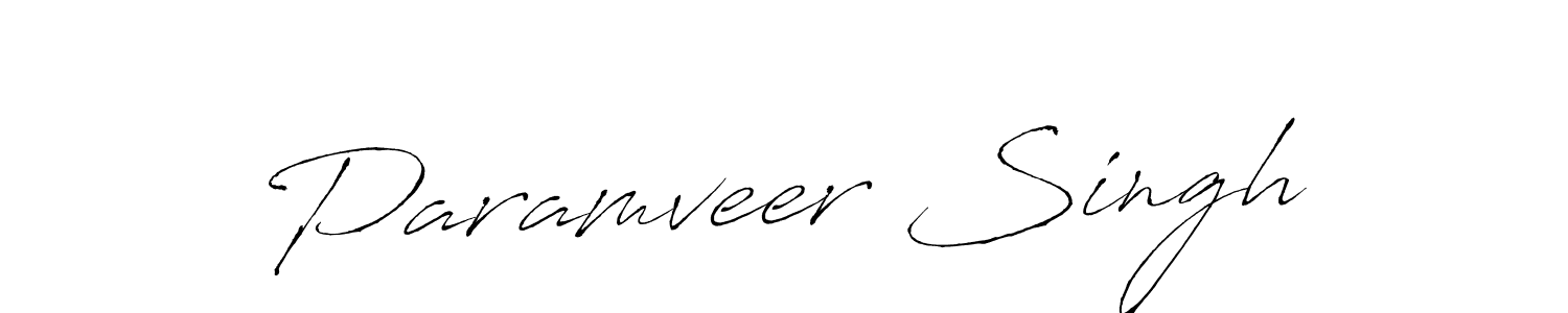 Use a signature maker to create a handwritten signature online. With this signature software, you can design (Antro_Vectra) your own signature for name Paramveer Singh. Paramveer Singh signature style 6 images and pictures png