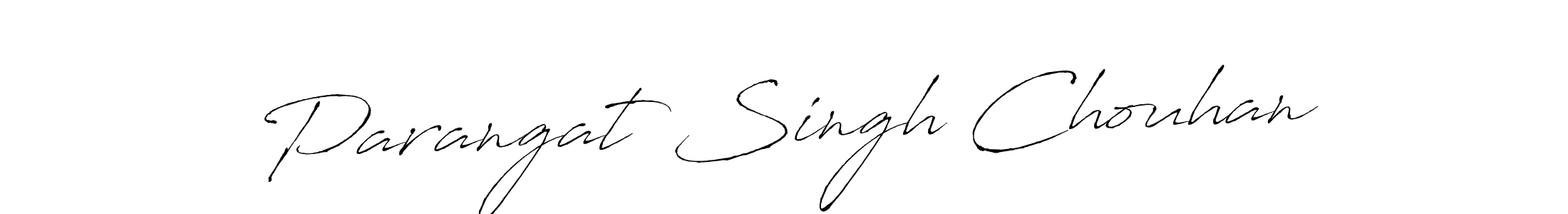 You should practise on your own different ways (Antro_Vectra) to write your name (Parangat Singh Chouhan) in signature. don't let someone else do it for you. Parangat Singh Chouhan signature style 6 images and pictures png