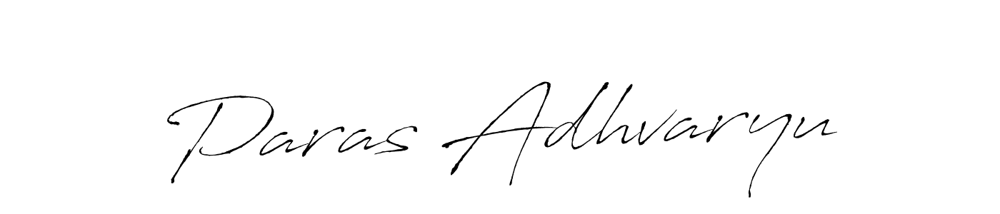 Similarly Antro_Vectra is the best handwritten signature design. Signature creator online .You can use it as an online autograph creator for name Paras Adhvaryu. Paras Adhvaryu signature style 6 images and pictures png